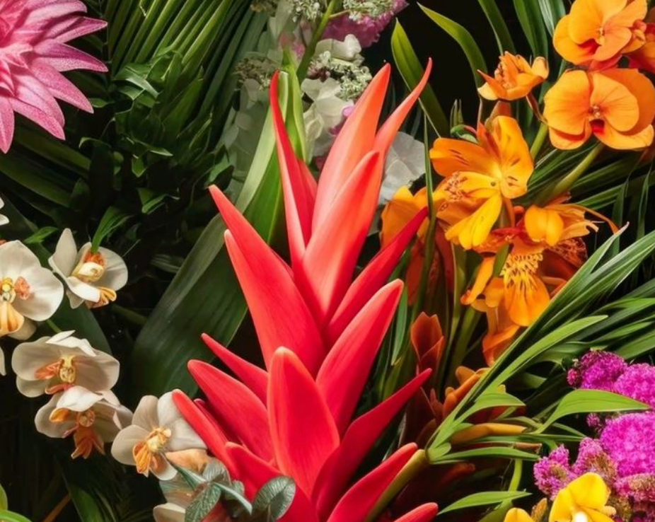 * premium flowers Miami * tropical orchids * designer flower arrangements * Miami luxury flowers * 