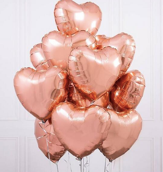 Heart Bouquet (10 Balloons)